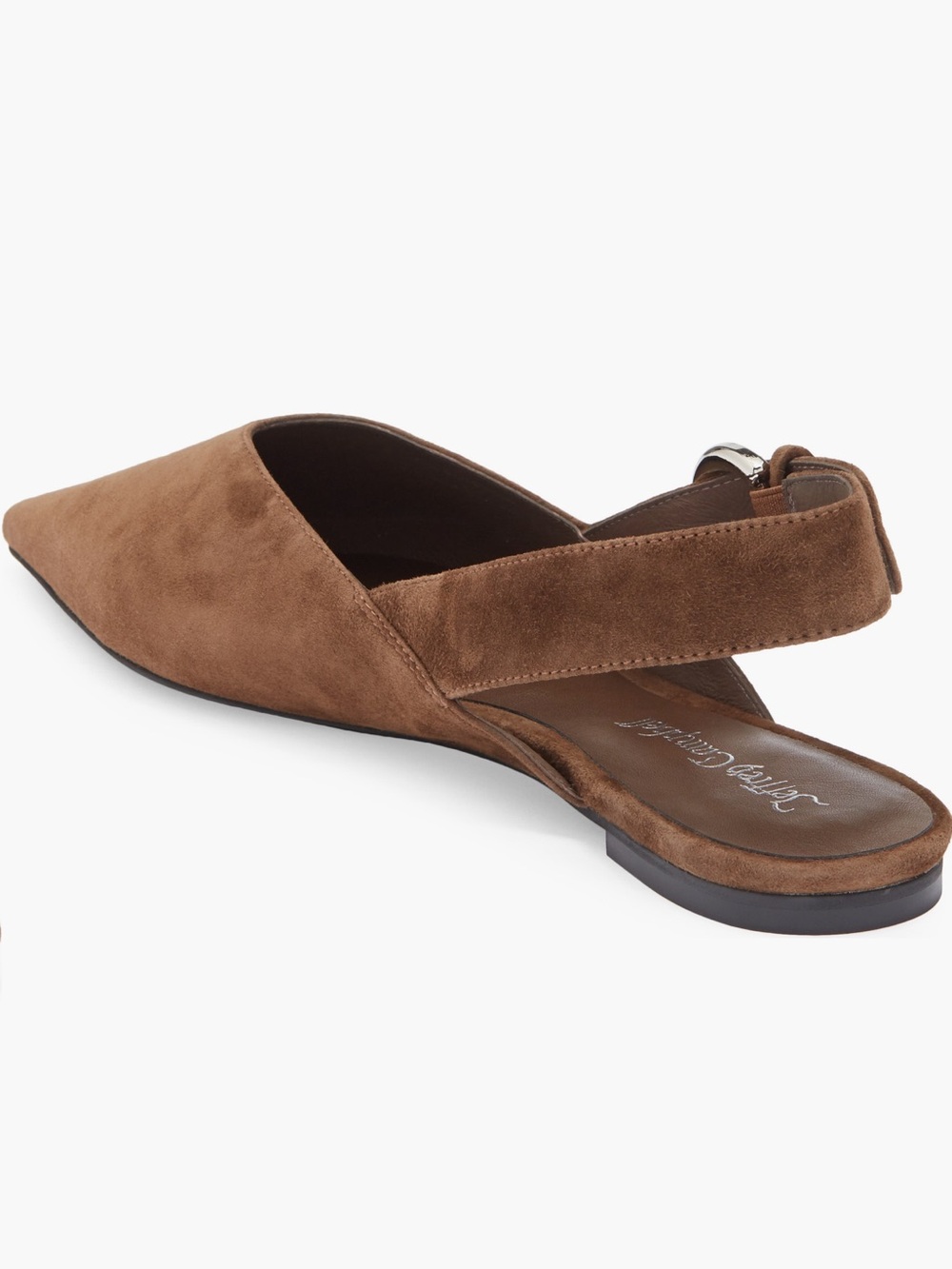 NEW Jeffrey Campbell Scone Slingback Pointed Toe Flat - Picture 2 of 11